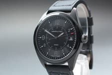 [Near MINT] Hamilton Khaki Field H684010 Black Dial Date Quartz Men's Watch