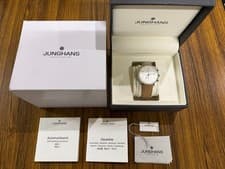 Junghans Max Bill Chronoscope Automatic Watch 027/4502.02 Chronograph 40mm