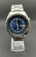 Vintage Seiko Advan 7019-6050 Blue Dial Automatic Kanji Day-Date