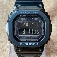 Casio G-Shock GMW-B5000GD-1JF Black Bluetooth Full Metal Radio Solar Wristwatch