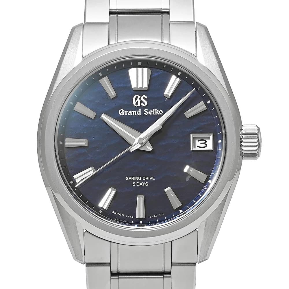 SEIKO Grand Seiko SLGA021 Navy Case Size 40mm x 40mm Men's Used Watch #41114