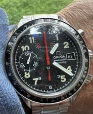 Swiss Omega Speedmaster RARE JDM Reference 035135300, OEM Box & Papers, Serviced