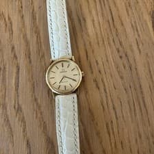 Omega manual winding watch, used, with minor scratches, requires maintenance