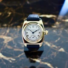 A RARE BEAUTIFUL VINTAGE 1935 ROLEX OYSTER CHRONOMETER "VICEROY" IN 9K GOLD