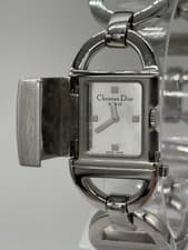Christian Dior Pandiola Quartz Dress Watch Womens 18mm wrist 17cm