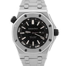 Audemars Piguet Royal Oak Offshore Diver 15703ST 42mm Stainless Steel Date Watch