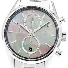 TAG HEUER CAR211D.BA0724 Carrera Chronograph Automatic Men s Good Condition with