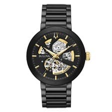 Bulova 98A203 Men's Modern Automatic Black IP Steel Bracelet Watch