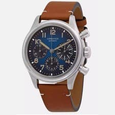 Longines Avigation Bigeye Titanium Automatic 41mm Blue Men's Watch L2.816.1.93.2