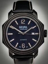 Gevril Canal St Automatic Men's Watch 44mm Blue Dial Limited Edition 002/500