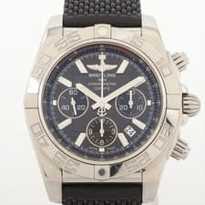 Breitling Chronomat 44 SS SS & Rubber AT black dial AB011012/M524