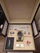 Longines ULTRA-CHRON Men's Black Watch - L2.836.4.52.6