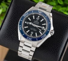 Omega Seamaster Planet Ocean 600M Blue 217.30.42.21.01.002 with Box & Papers!!