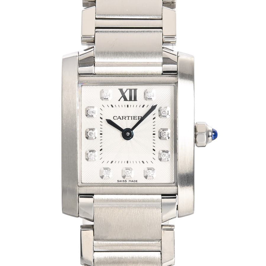 CARTIER Tank francaise SM WE110006 Watches / white quartz Women