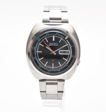 [EXCELLENT+5] Seiko 5 Sports 7019-6040 Black Dial Day Date Automatic Men's Watch