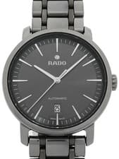RADO Dia Master XL R14074112 40mm Gray Dial Stainless Steel Box Card #T423