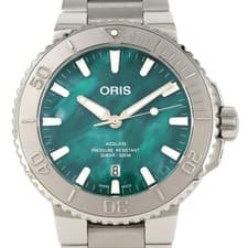Authentic Oris Aquis Oris x Bracelet 01 733 7730 4137-07 Stainless Steel Mec...