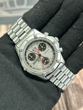 [Vintage] Tag Heuer Professional CE1111 Chronograph 38mm Quartz Men's Watch b338
