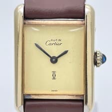 CARTIER Must Tank Vermeil Mast Tank Used Watch #35031