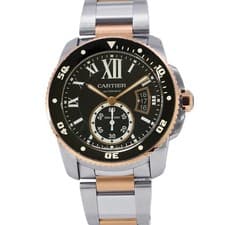 CARTIER Caliber de Cartier Diver 42mm Stainless Steel Black Dial W7100054