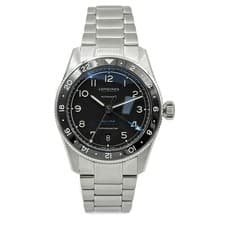 Longines Spirit Zulu Time L38024536 Black Dial 39mm Box & Book