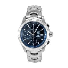 Tag Heuer Link CALIBRE16 42MM CJF2110 Blue Sunburst Dial Stainless Steel Watch