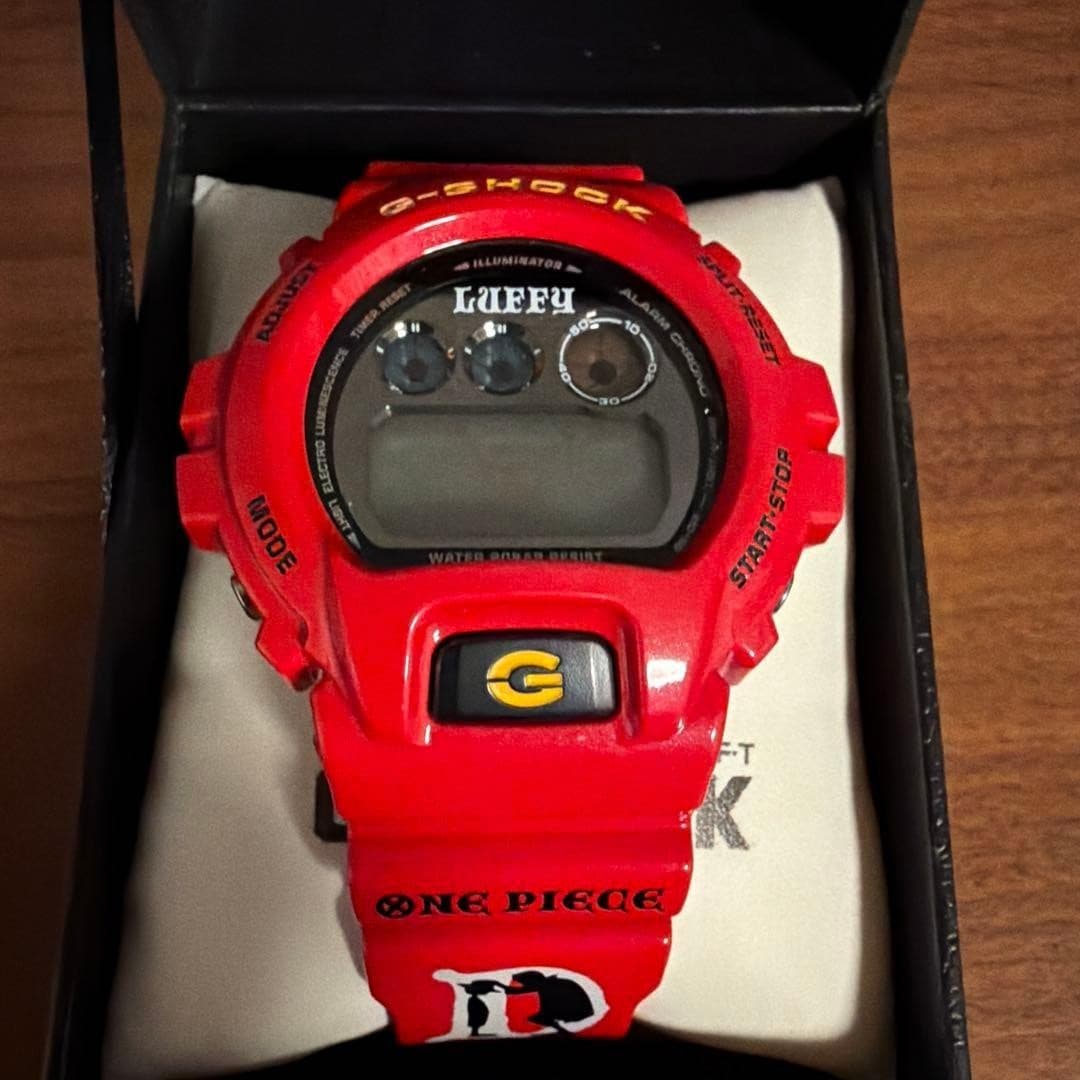 G-SHOCK ONE PIECE Luffy Limited DW-6900FS Casio Watch Near Mint Unused With Box