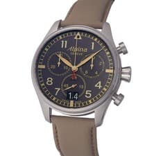 Alpina Startimer Chronograph Quartz Men SS Gray