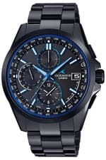 Casio Oceanus Classic OCW T2600B 1AJF Solar Radio Bk Sapphire World Time Watch