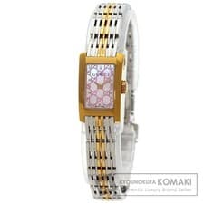 Gucci G-Metro 8600L Women's Pink Shell SS-GP Watch Used