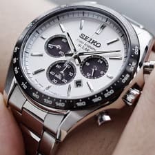 Seiko Selection SBPY165 Men's Solar Chronograph Limited Edition Watch High Quali