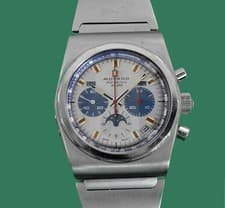 Vintage 1970's MOVADO Astronic HS360 Chronograph Most Complicated "El Primero"