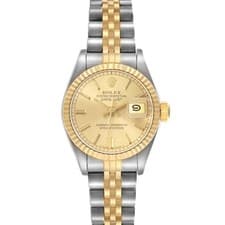 Rolex Datejust 26 Steel Yellow Gold Champagne Dial Ladies Watch 69173