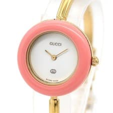 Serviced / New Battery [Exc+5] GUCCI 11/12.2 Change Bezel Watch From JAPAN W745