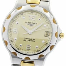 LONGINES L1.635.3 Conquest Date automatic winding men's _953594 Authentic