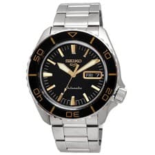 Seiko 5 Sports SKX Suits Style Automatic Black Men's SRPK99 Working