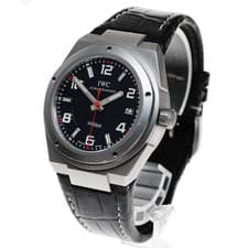 IWC SCHAFFHAUSEN INGENIEUR AUTOMATIC AMG IW322703 42mm Titanium Black Dial #C396