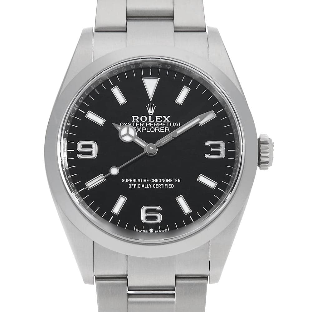 ROLEX Explorer 36 124270 black Random Number second hand mens