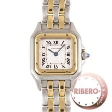 CARTIER Watches PANTHERESM 2 Row W25029B6 Stainless Steel/YG Free Shipping