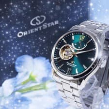 Good Condition Orient Star Power Reserve Automatic Winding Back Sketch Wat,19561