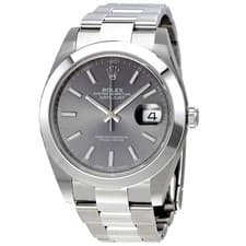Rolex Oyster Perpetual Datejust Rhodium Dial Automatic Men's Watch 126300RSO