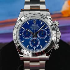 Rolex Daytona White Gold Blue Dial 2026 Complete - 126509
