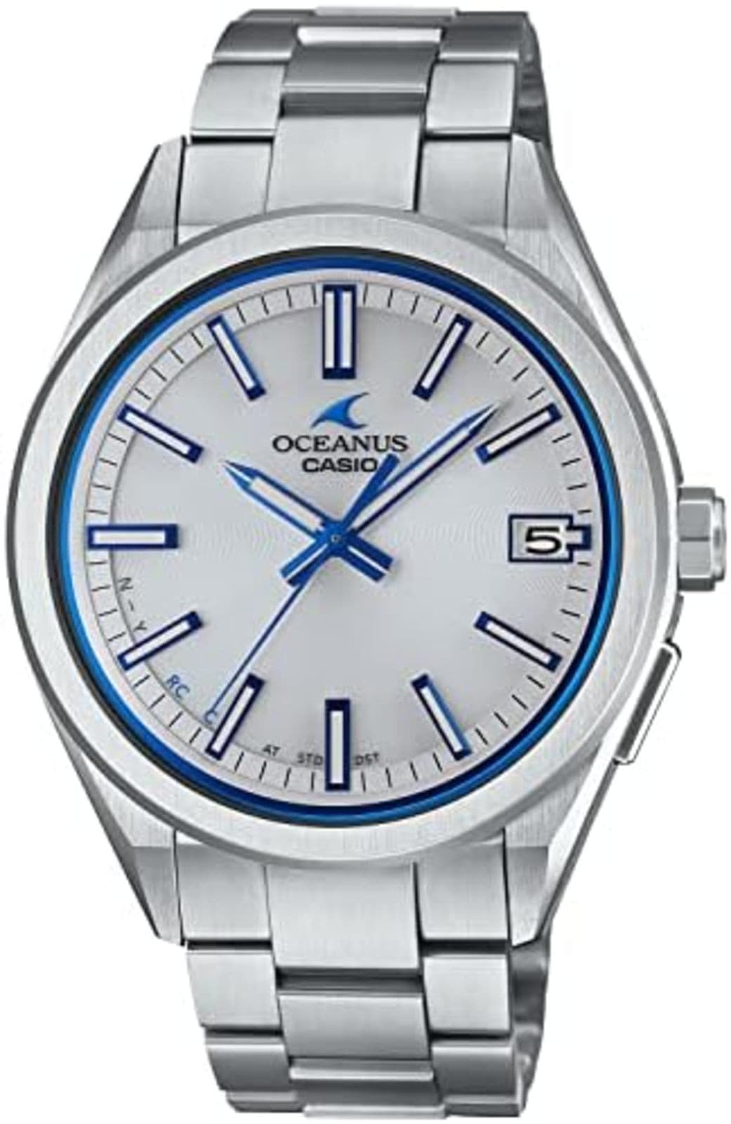 Casio Oceanus OCW-T200S-7AJF White Dial Elegant Bluetooth Solar Men Watch F/S