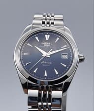 [Very Good] Seiko Laurel 4S15-0020 Stainless Steel Automatic Date From Japan