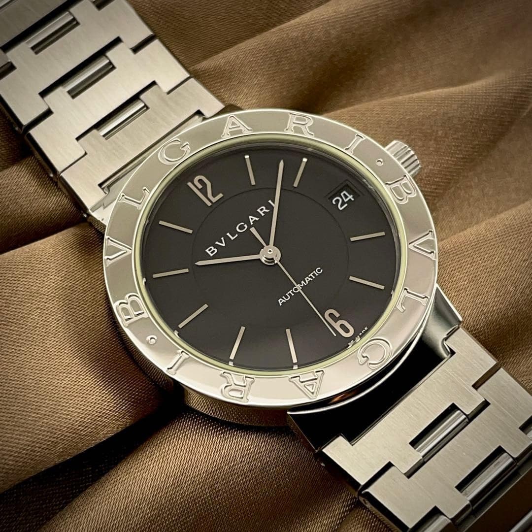 BVLGARI Bvlgari Bvlgari Automatic Watch BB33SS Black Dial 33mm