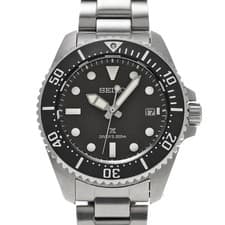 SEIKO Prospex Diver Scuba SBDJ063 Black Dial Stainless Steel Solar 41mm #W3248