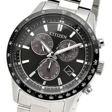 CITIZEN BL5614-59E Eco-Drive Chronograph Men’s Watch Black Stainless Steel