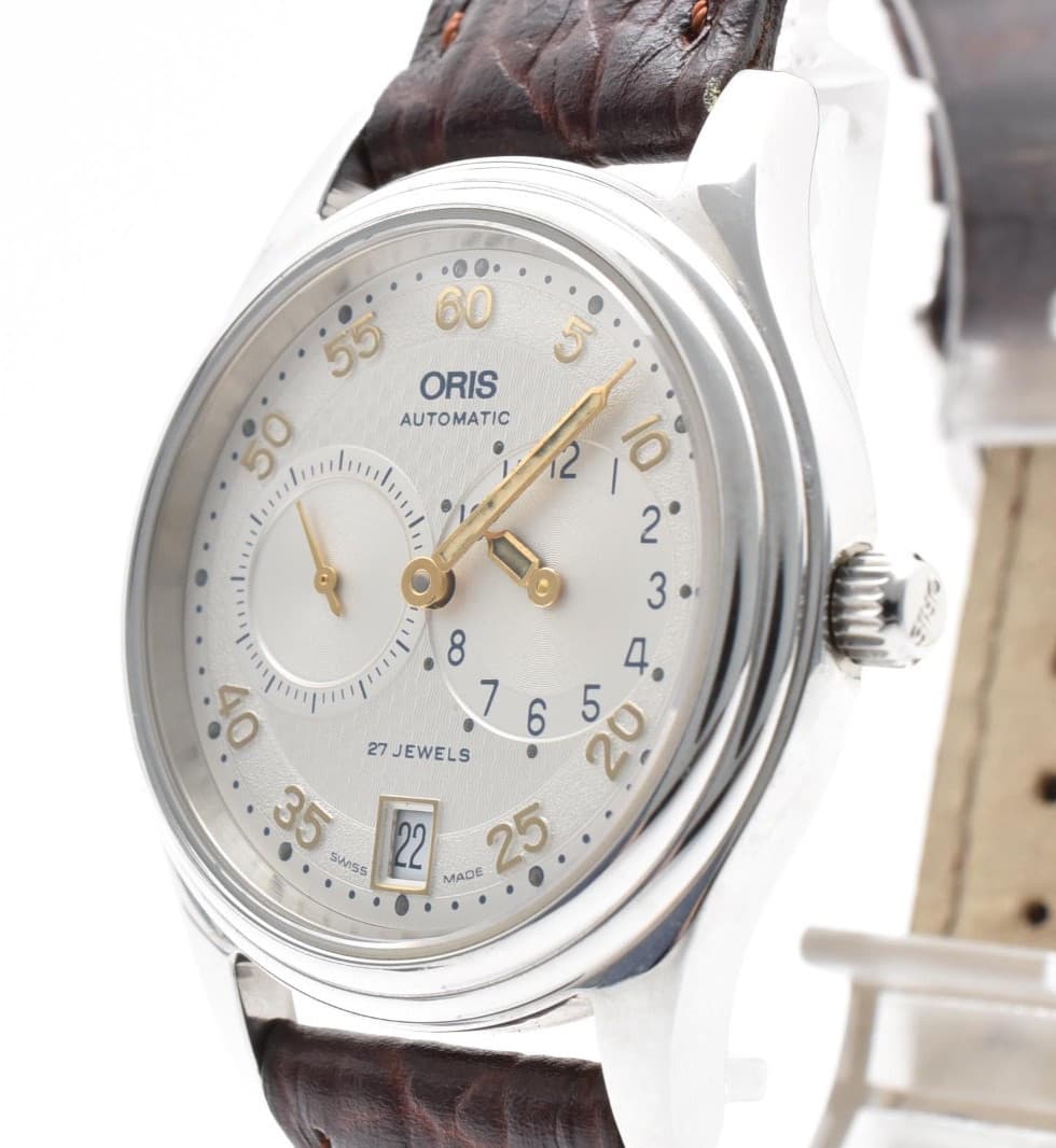 Vintage [EXC+5]  ORIS Classic Regulator 7473 Silver Automatic Men's Watch JAPAN