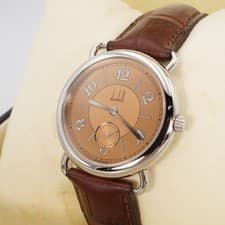 [Near MINT w/ Box] DUNHILL Centenary 100th Anniversary 33mm Quartz Men's Watch