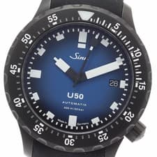 Sinn U50.S.BS Automatic Diver's Watch 41mm Blue Men's Box Papers